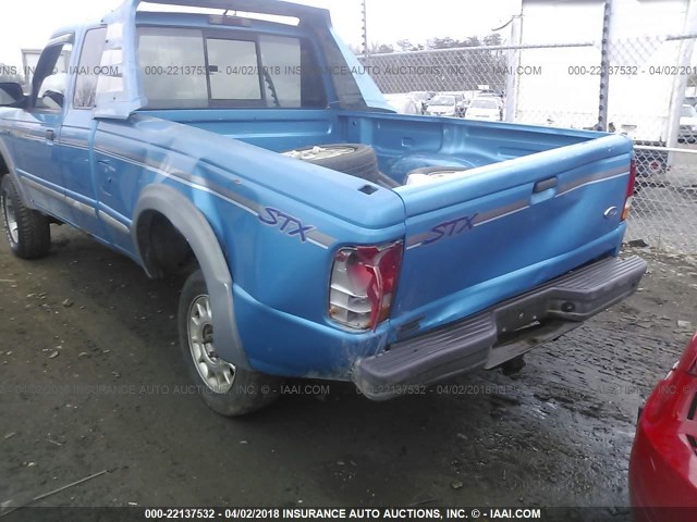 1FTCR15X7TPB04446 - 1996 FORD RANGER SUPER CAB BLUE photo 6