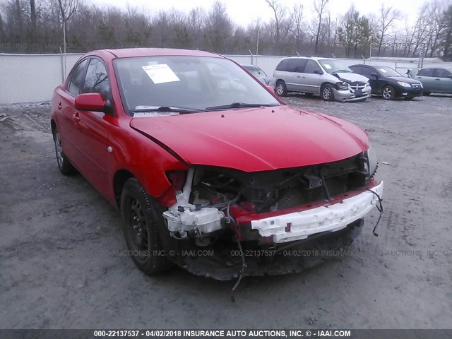 JM1BK12FX71718282 - 2007 MAZDA 3 I RED photo 6