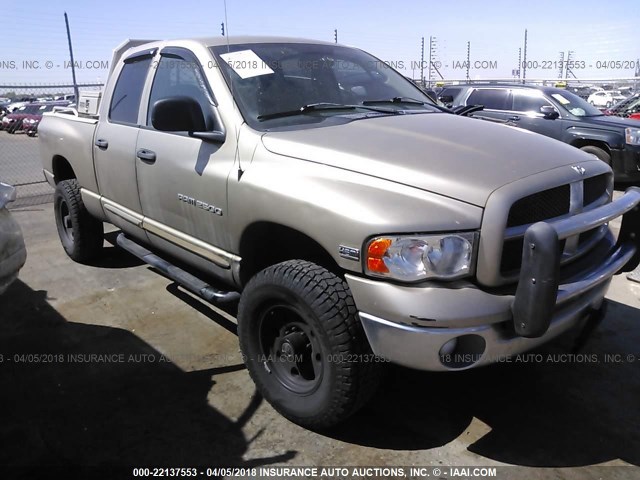 3D3KU28D23G706460 - 2003 DODGE RAM 2500 ST/SLT 金色 照片 1