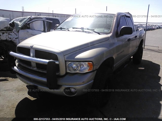 3D3KU28D23G706460 - 2003 DODGE RAM 2500 ST/SLT 金色 照片 2