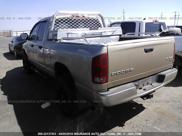 3D3KU28D23G706460 - 2003 DODGE RAM 2500 ST/SLT 金色 照片 3