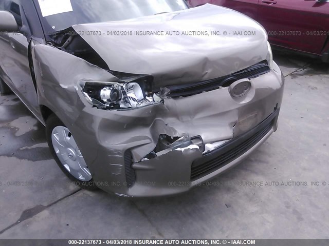 JTLZE4FE2B1120791 - 2011 TOYOTA SCION XB TAN photo 6
