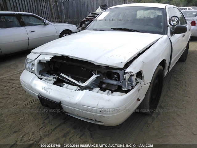 2FAFP71V28X111810 - 2008 FORD CROWN VICTORIA POLICE INTERCEPTOR WHITE photo 6