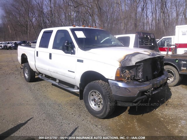 3FTSW31F51MA75867 - 2001 FORD F350 SRW SUPER DUTY WHITE photo 1