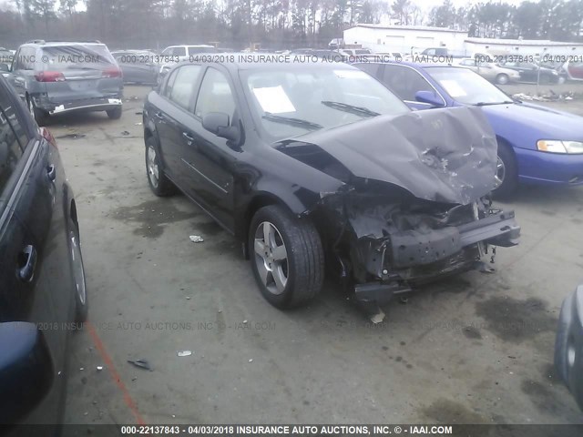 1G1AD5F55A7153306 - 2010 CHEVROLET COBALT 1LT BLACK photo 1