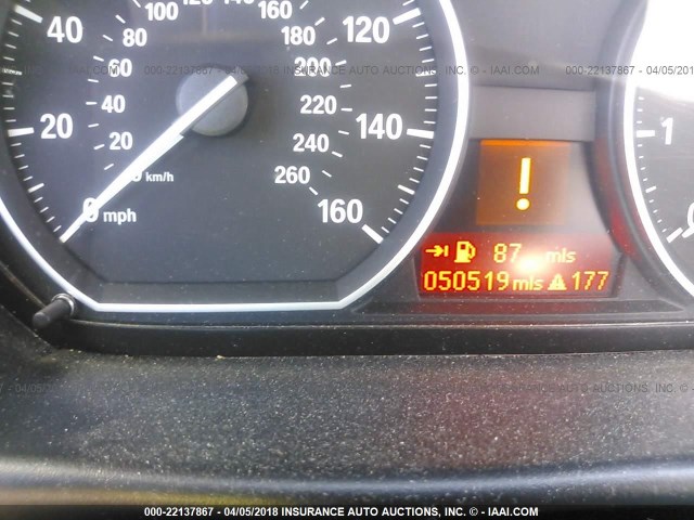 WBAUP93539VF45862 - 2009 BMW 128 I SILVER photo 7