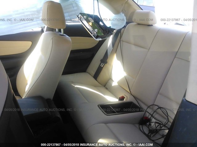 WBAUP93539VF45862 - 2009 BMW 128 I SILVER photo 8