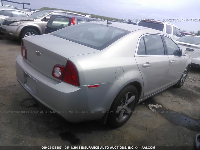 1G1ZC5E12BF242925 - 2011 CHEVROLET MALIBU 1LT 棕色 照片 4