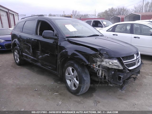 3C4PDDBG1CT300495 - 2012 DODGE JOURNEY SXT BLACK photo 1