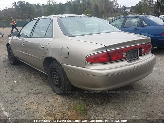 2G4WS52J931214822 - 2003 BUICK CENTURY CUSTOM BEIGE photo 3