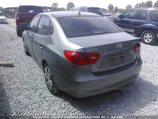 KMHDU46D39U784764 - 2009 HYUNDAI ELANTRA GLS/SE SILVER photo 3