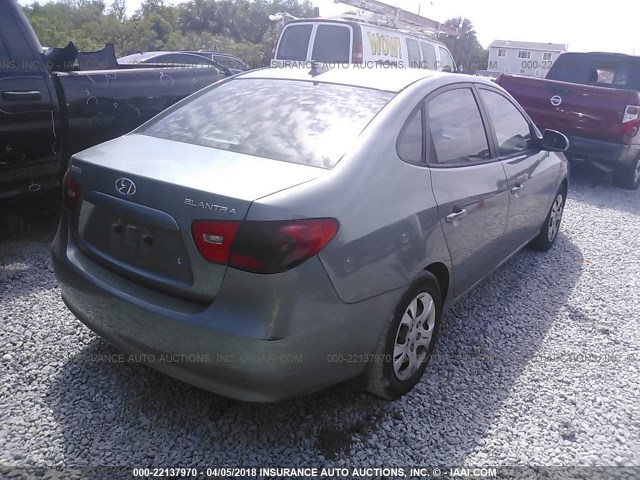 KMHDU46D39U784764 - 2009 HYUNDAI ELANTRA GLS/SE SILVER photo 4