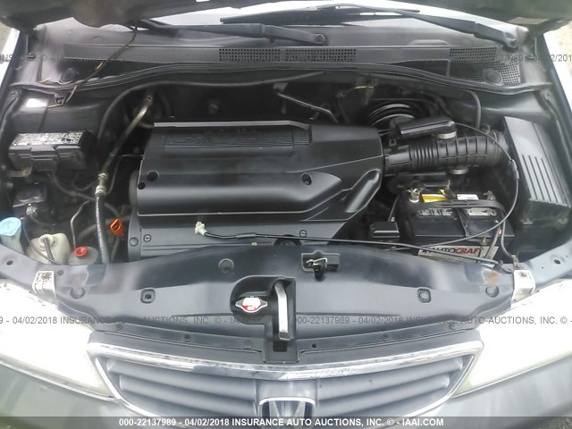 5FNRL18073B108498 - 2003 HONDA ODYSSEY EXL ნაცრისფერი ფოტო 10