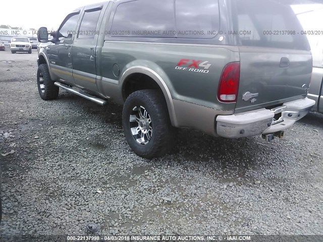 1FTNW21P34EC98337 - 2004 FORD F250 SUPER DUTY GREEN photo 3