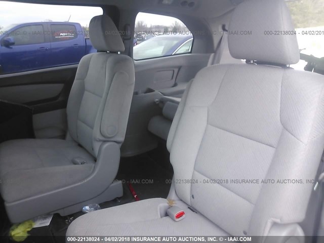 5FNRL5H21GB099344 - 2016 HONDA ODYSSEY LX GRAY photo 8