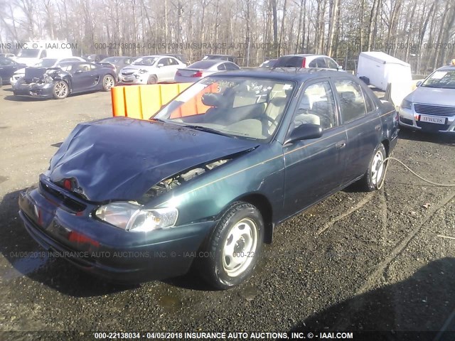 1NXBR12E5XZ161164 - 1999 TOYOTA COROLLA VE/CE/LE 绿色 照片 2