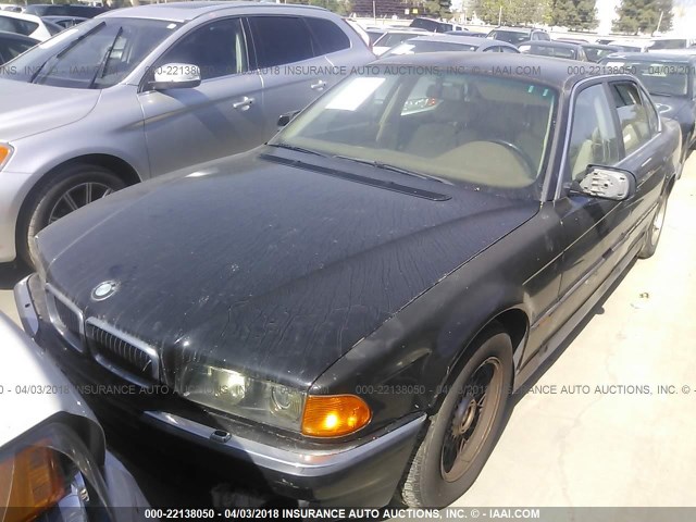 WBAGJ6322SDH97181 - 1995 BMW 740 IL BLACK photo 2