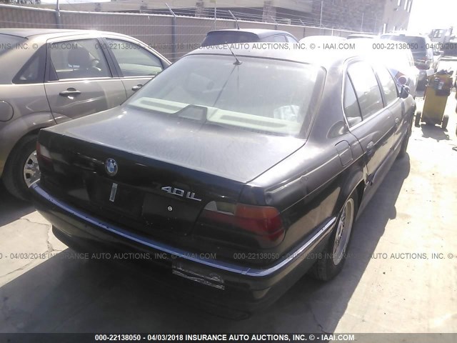 WBAGJ6322SDH97181 - 1995 BMW 740 IL BLACK photo 4