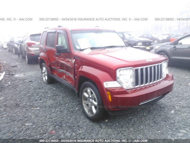 1J8GN58KX9W543622 - 2009 JEEP LIBERTY LIMITED RED photo 1