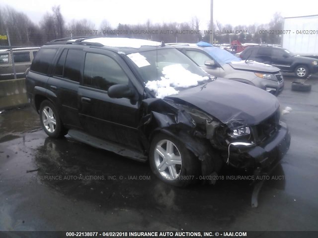 1GNDT13S382137159 - 2008 CHEVROLET TRAILBLAZER LS/LT BLACK photo 1