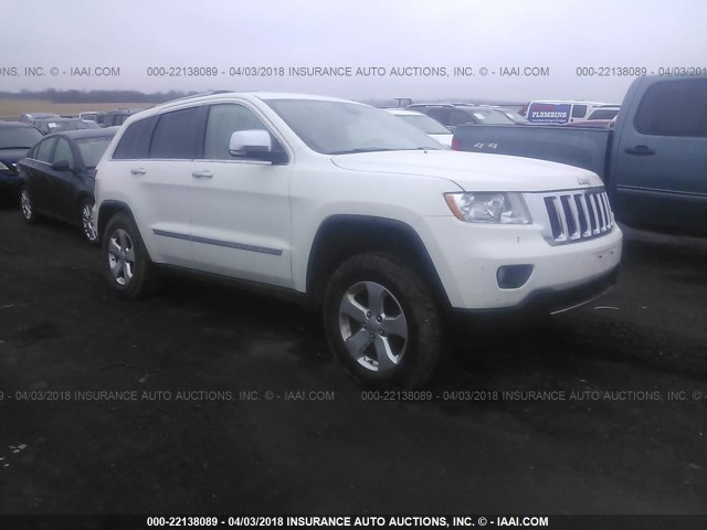 1J4RR5GG4BC641838 - 2011 JEEP GRAND CHEROKEE LIMITED WHITE photo 1