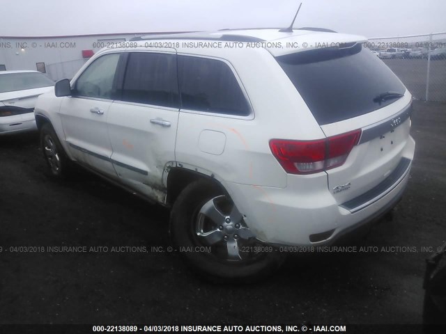 1J4RR5GG4BC641838 - 2011 JEEP GRAND CHEROKEE LIMITED WHITE photo 3