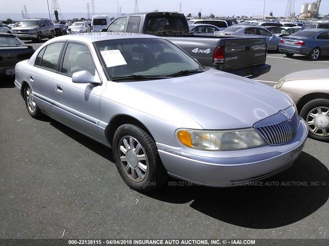 1LNHM97V3YY870086 - 2000 LINCOLN CONTINENTAL  SILVER photo 1