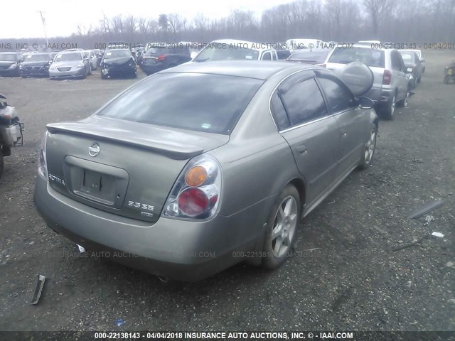 1N4BL11D62C198615 - 2002 NISSAN ALTIMA SE GRAY photo 4