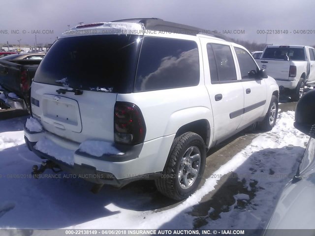 1GNET16SX66116234 - 2006 CHEVROLET TRAILBLAZER EXT LS/EXT LT WHITE photo 4