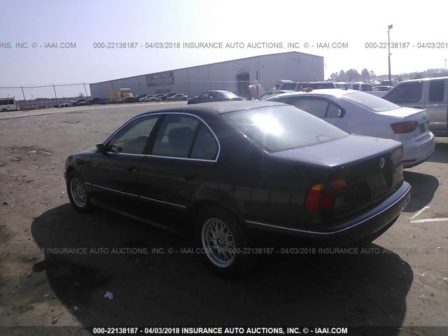 WBADD6328WBW45950 - 1998 BMW 528 I AUTOMATIC BLACK photo 3