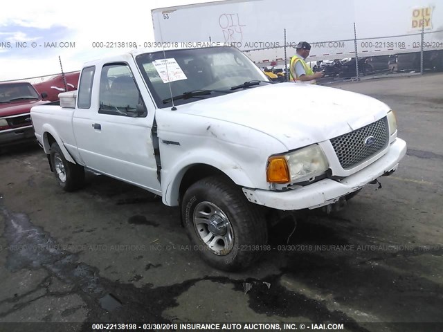 1FTYR14V03PA41194 - 2003 FORD RANGER SUPER CAB WHITE photo 6