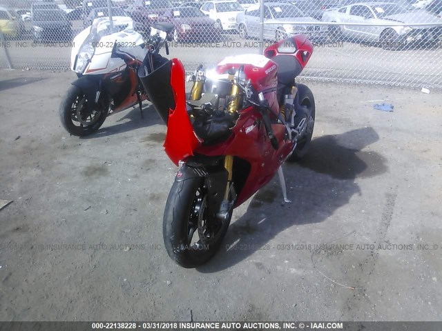 ZDM14BPW8CB005717 - 2012 DUCATI SUPERBIKE 1199 PANIGALE/S RED photo 2