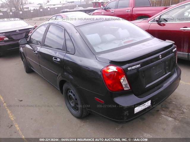 KL5JD56Z36K437022 - 2006 SUZUKI FORENZA BLACK photo 3