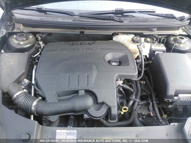 1G1ZC5E04CF315267 - 2012 CHEVROLET MALIBU 1LT BLACK photo 10