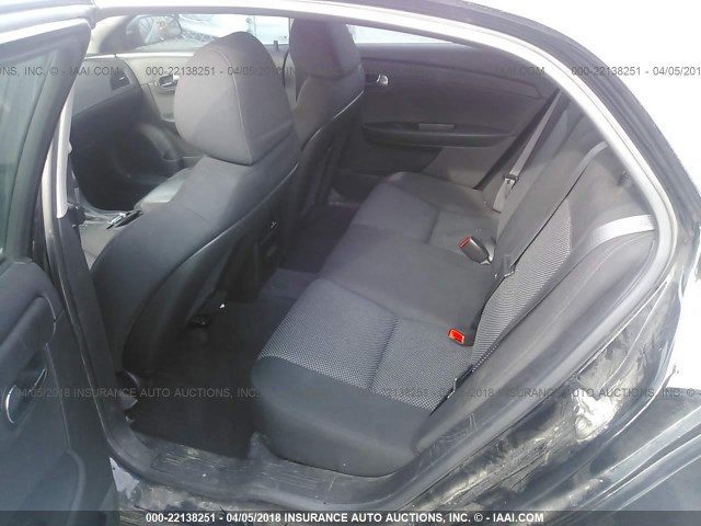1G1ZC5E04CF315267 - 2012 CHEVROLET MALIBU 1LT BLACK photo 8