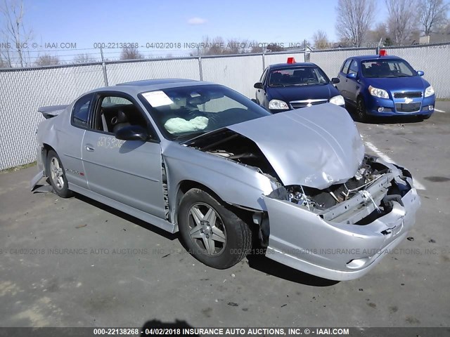 2G1WX15KX29375725 - 2002 CHEVROLET MONTE CARLO SS SILVER photo 1