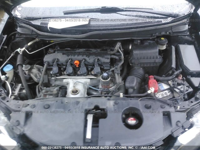 19XFB2F91DE023127 - 2013 HONDA CIVIC EXL BLACK photo 10