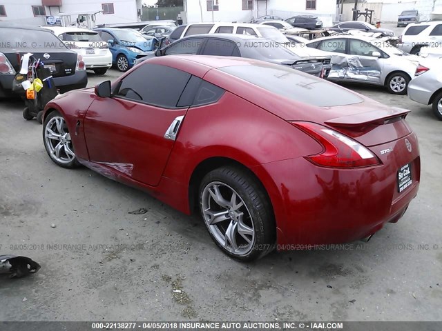 JN1AZ4EH8AM500596 - 2010 NISSAN 370Z RED photo 3