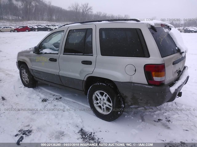 1J4GW48S74C238663 - 2004 JEEP GRAND CHEROKEE LAREDO/COLUMBIA/FREEDOM 锡色 照片 3