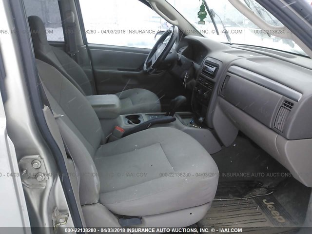 1J4GW48S74C238663 - 2004 JEEP GRAND CHEROKEE LAREDO/COLUMBIA/FREEDOM 锡色 照片 5