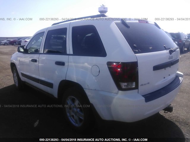 1J4HR48N35C727648 - 2005 JEEP GRAND CHEROKEE LAREDO/COLUMBIA/FREEDOM 白色 照片 3