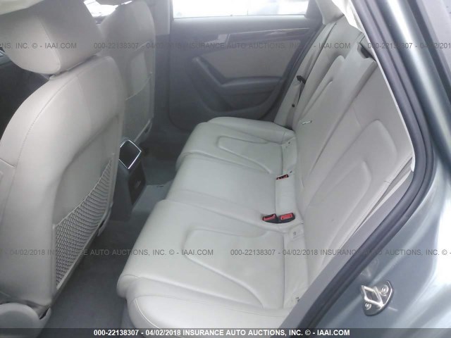 WAUBFAFL1AN036909 - 2010 AUDI A4 PREMIUM GRAY photo 8