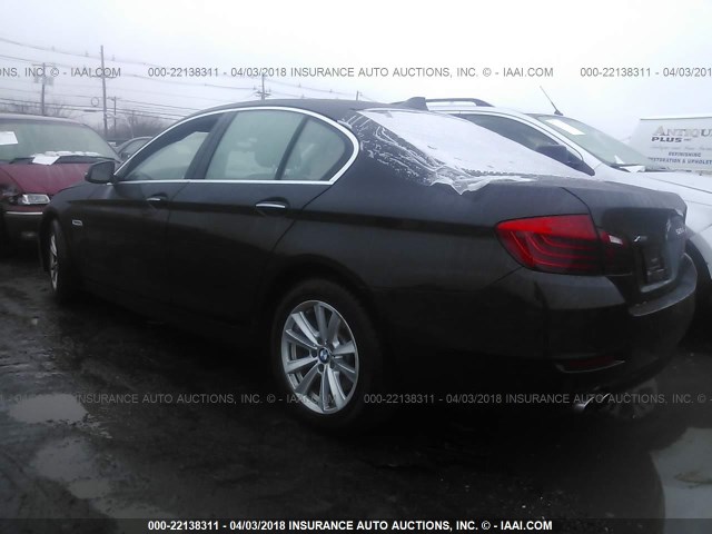 WBA5A7C59ED616439 - 2014 BMW 528 XI BLACK photo 3