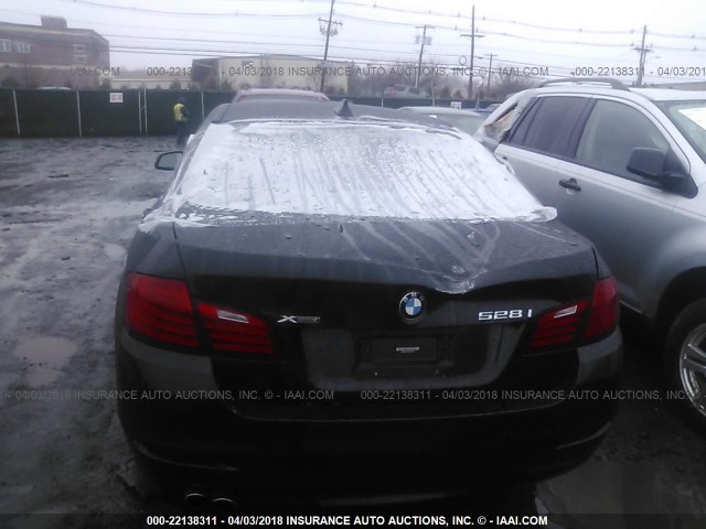 WBA5A7C59ED616439 - 2014 BMW 528 XI BLACK photo 6