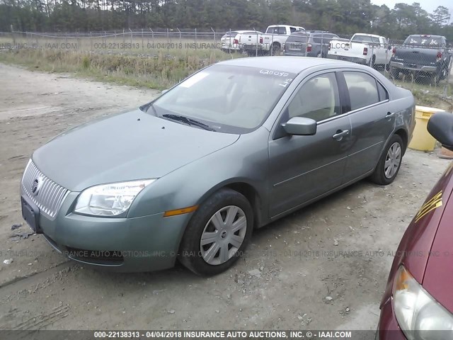 3MEFM07Z76R620080 - 2006 MERCURY MILAN GREEN photo 2