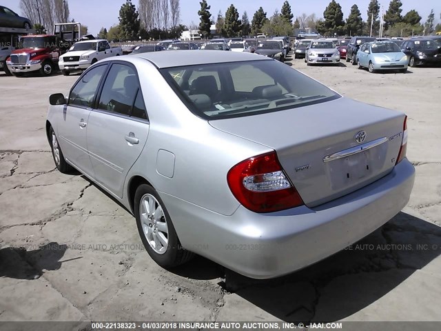 4T1BF30K53U551382 - 2003 TOYOTA CAMRY LE/XLE/SE SILVER photo 3