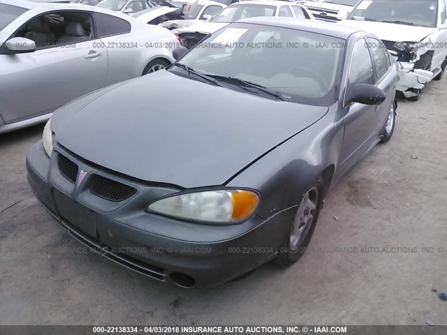 1G2NE52E75M156571 - 2005 PONTIAC GRAND AM SE GRAY photo 2