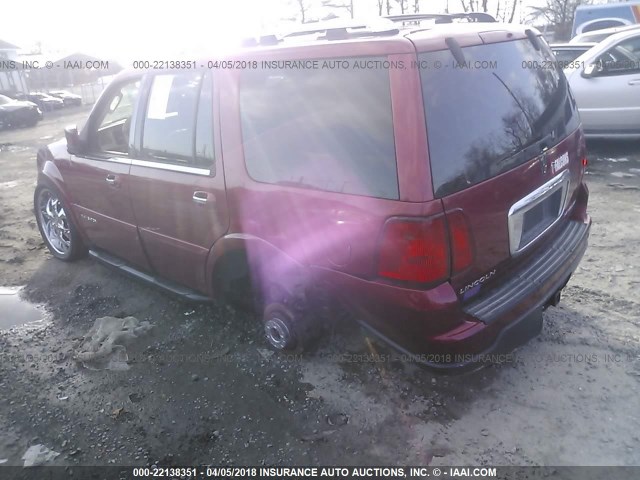 5LMFU28535LJ04927 - 2005 LINCOLN NAVIGATOR RED photo 3