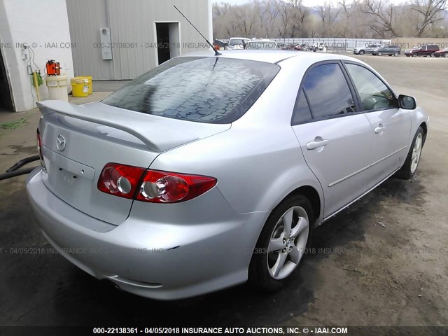 1YVHP80C255M32973 - 2005 MAZDA 6 I SILVER photo 4