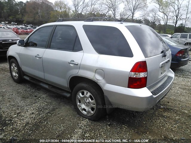 2HNYD18291H505013 - 2001 ACURA MDX SILVER photo 3